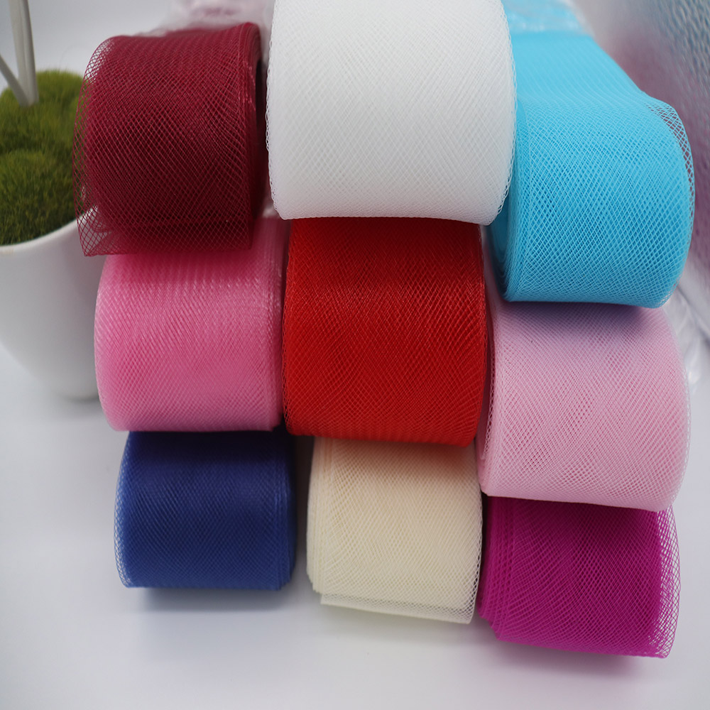 Wedding Shop - Yumuşak Polyester File Şerit Düz Krinolin