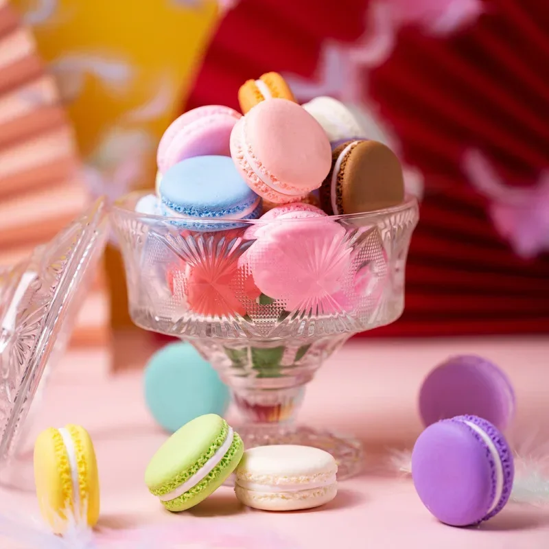 Wedding Cake Supply - Simülasyon Macaron Kek Tatlı Modeli Düğün