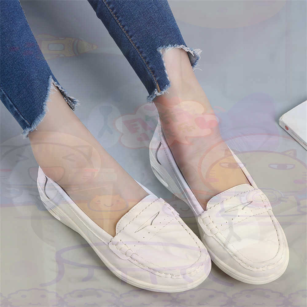 Wholesale Wedding Supply Store - Yumuşak Slip-on Bayan Büyük Boy Ayakkabı