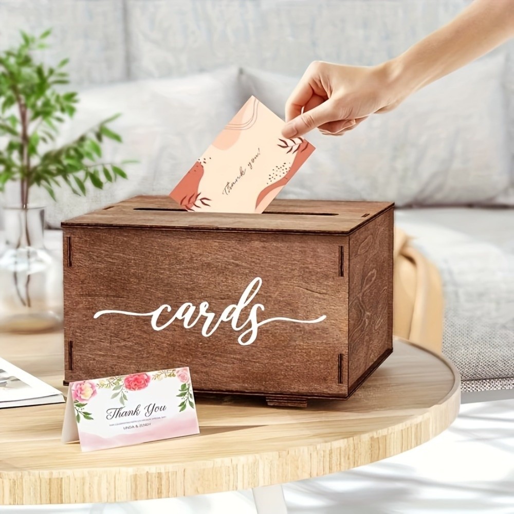 Yeni Ahşap Düğün Kart Kutusu D - Wedding Card Box incelemesi ve fiyatı