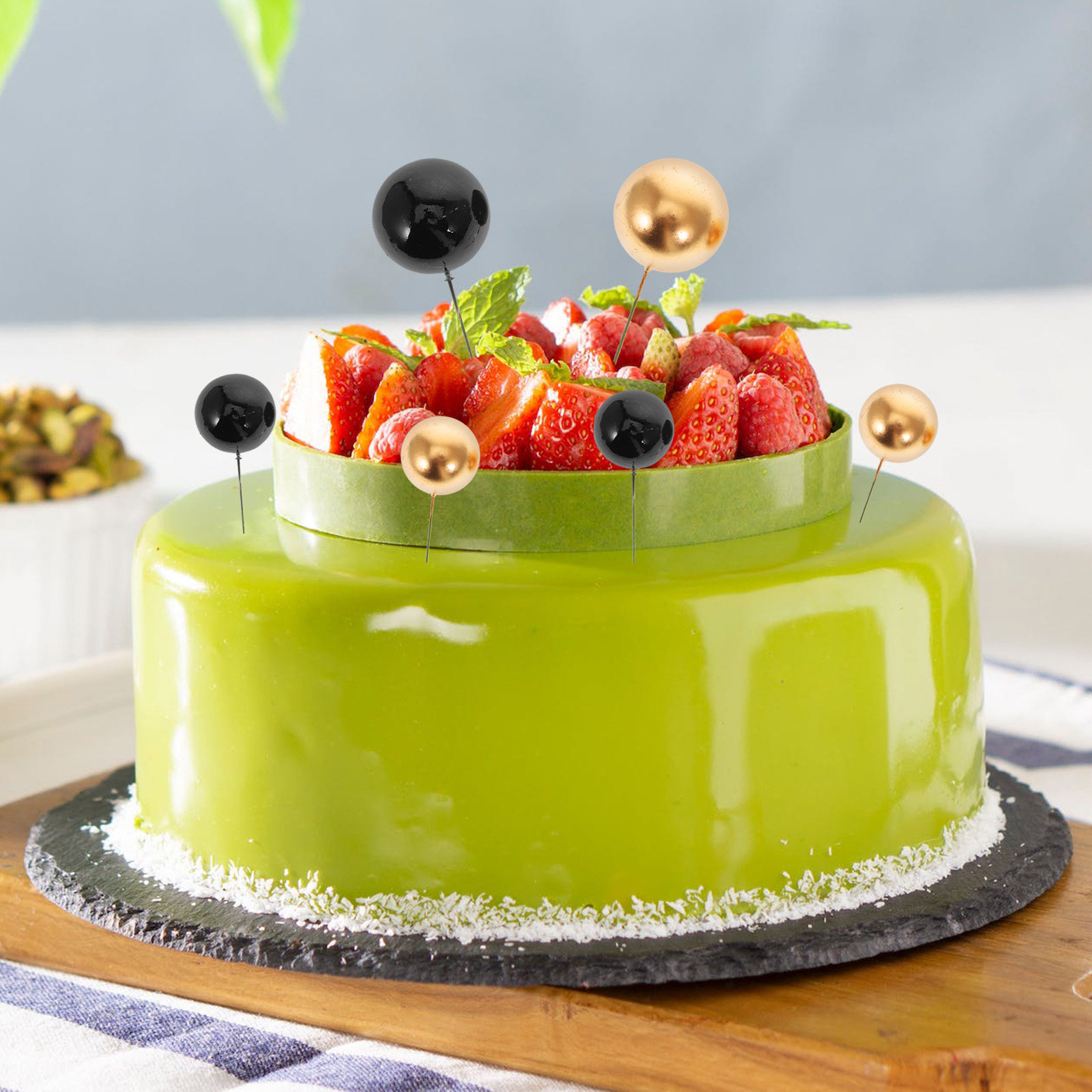 60 Adet Premium Pasta Süsleme  - Wedding Cake Supply incelemesi ve fiyatı