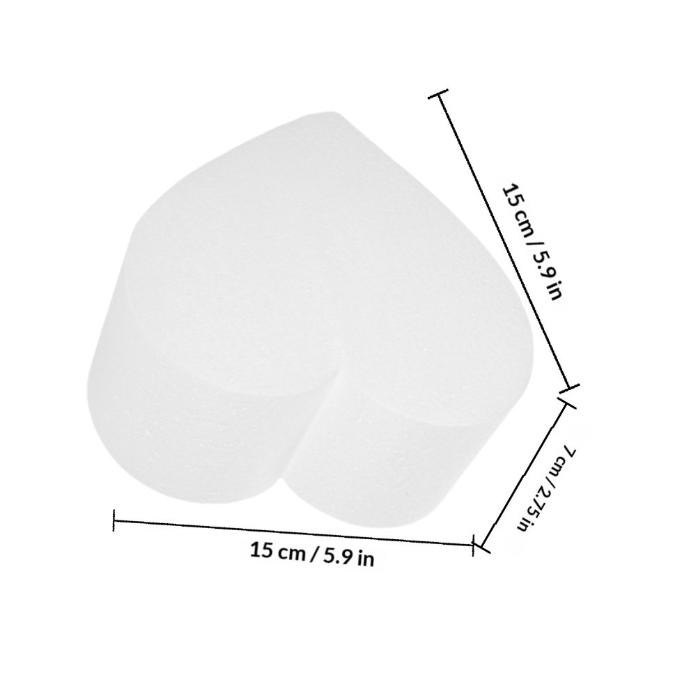 4 Adet Kalp Şeklinde Köpük Pas - Wedding Cake Supply incelemesi ve fiyatı