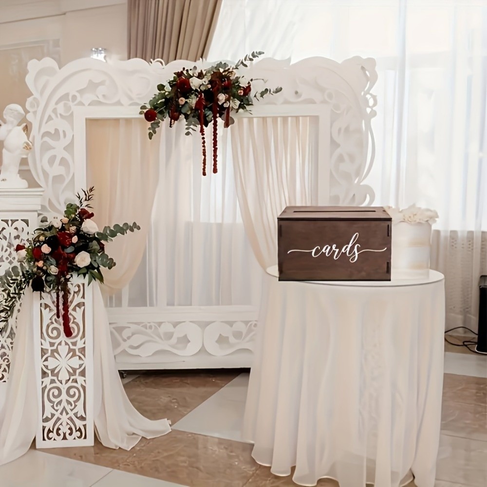 Yeni Ahşap Düğün Kart Kutusu D - Wedding Card Box incelemesi ve fiyatı