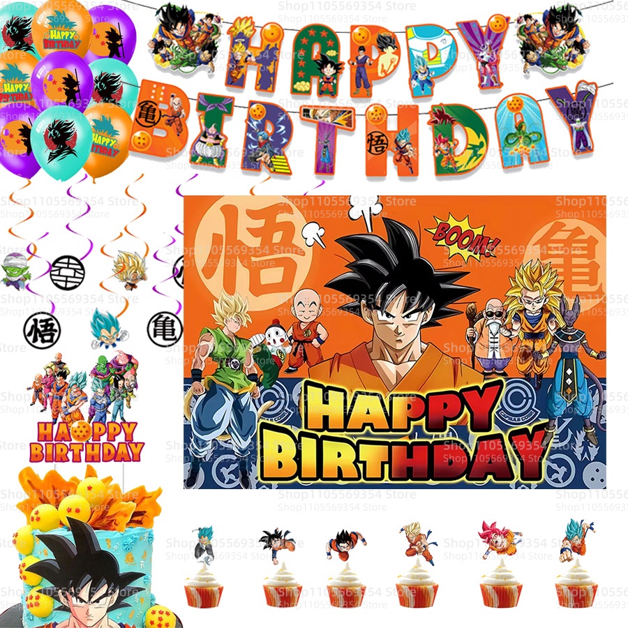 Dragon Ball Kek Topper Banner  - Good Supply Wedding Cake incelemesi ve fiyatı