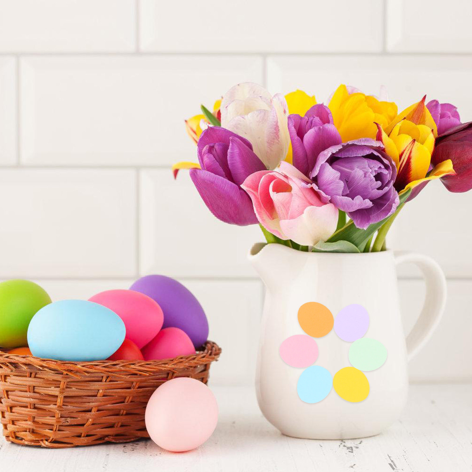 100 Adet Tavşanlı Paskalya Kon - Papercraft Supply Confetti incelemesi ve fiyatı