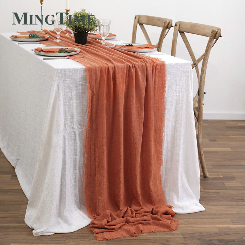Masa koşucular rustik pamuk ga - Wedding Supply Rentals incelemesi ve fiyatı