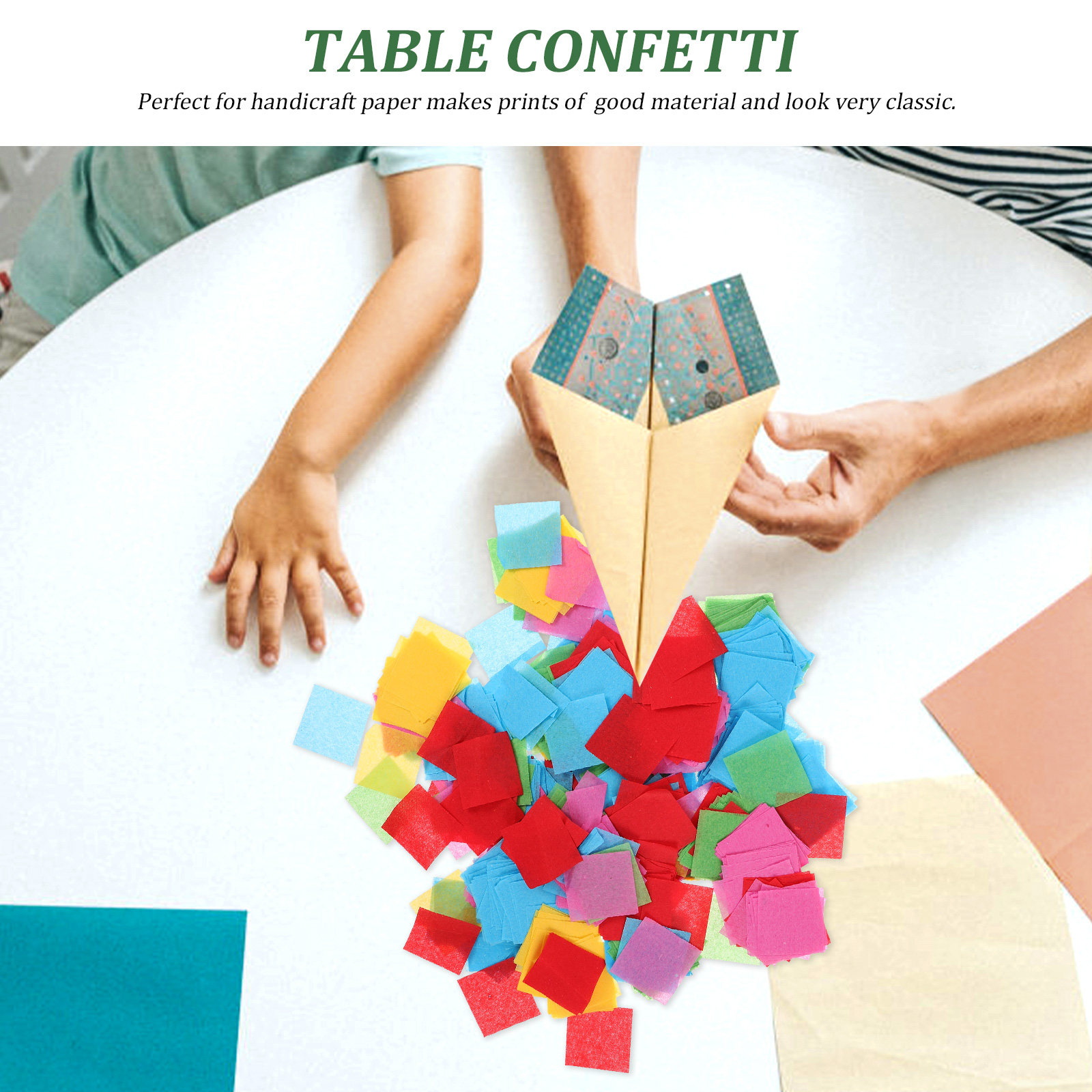 1 Paket Doku Kağıdı Kareleri,  - Papercraft Supply Confetti incelemesi ve fiyatı